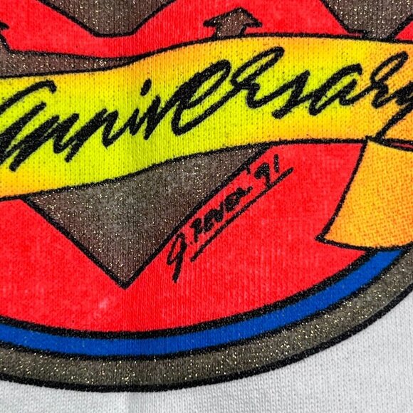 Vintage 90's Super Dirt Week Syracuse New York Hoodie 1991 20th Anniversary XL - Picture 8 of 15